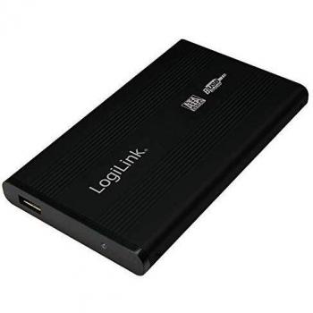 LogiLink Struttura per Hard Disk Esterno con Interfaccia USB 2.0, Nero