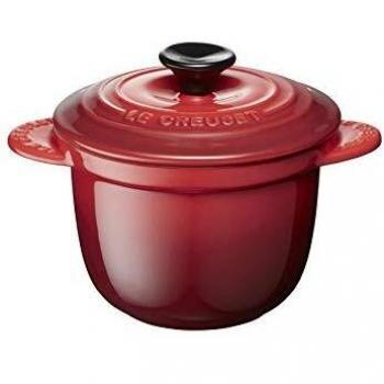 Mini cocotte cerámica Le Creuset color rojo