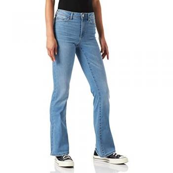 Jean bleu femme Tia coupe évasée