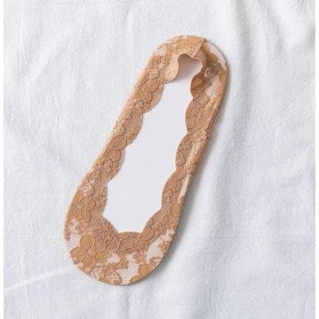 2 Pairs of Women's Sexy Lace No-Show Socks