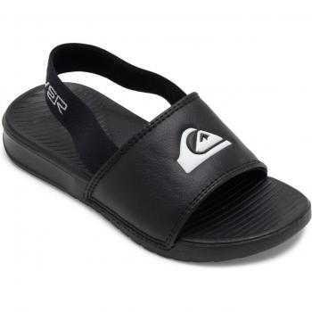 Quiksilver Bright Coast Kids' Sandalen mit Straps – Schwarz-Weiß, Größe 26
