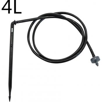 Émetteur de gouttes 2L/4L/8L | Flèche incurvée, kit d'irrigation de jardin, arrosage de serre 1 unité 3mm