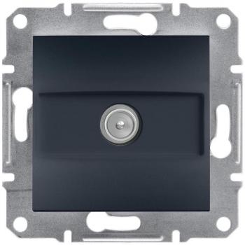 Presa TV Schneider Electric Antracite
