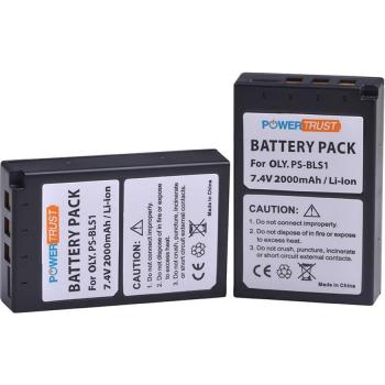 BLS-1 Battery and Charger Set for OLYMPUS E-PL1 E400 E410 E420 E450 E620 E-P1 E-P2