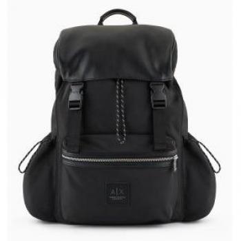 Zaino Armani Exchange in Poliestere Nero Taglia Unica
