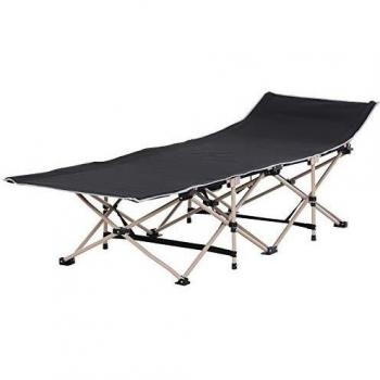 Outsunny Single Person Wide Folding Camping Cot