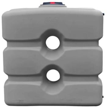 Réservoir aérien de 800 L pour récupération d’eau – Gris, Polyéthylène – Elbi