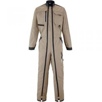 Lafont Combinaison 2 Zip Wire Beige/Gris Charcoal Taille 2XL