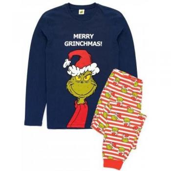 Set Pigiama Grinch Uomo Blu Scurro