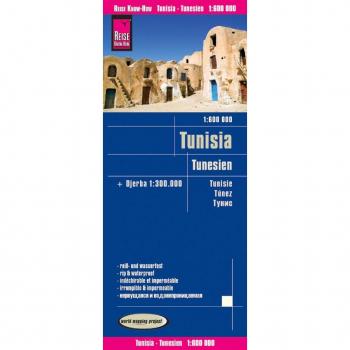 Peter Rump, Reise Know-How Verlag Reise Know-How Landkarte Tunesien (1:600.000) Mit Djerba (1:300.000): World Mapping Project, Reiß