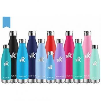AquaFit Térmica para Niños y Adultos – 350 ml Azul Medio