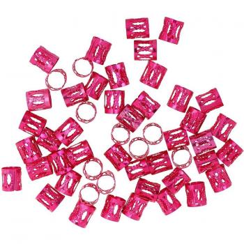 Aluminio Bobina y Anillos Trenza 50 Artículos