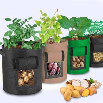 Bolsas de cultivo tejidas
