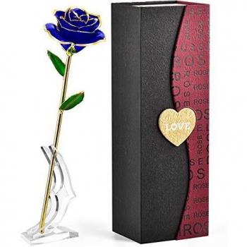FORGIFTING Rose Éternelle en Or 24K, Cadeau de Saint Valentin