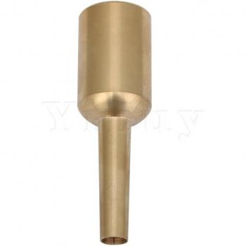 Yibuy boquilla de trompeta 1.5C, material de latón, tamaño 27x88mm