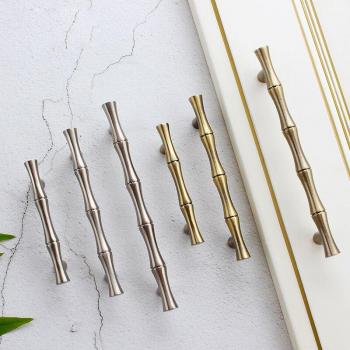 Bamboo Bronze Kitchen Hardware Pulls