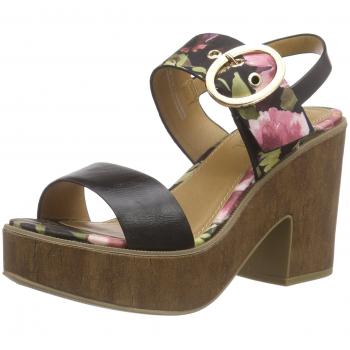 S.Oliver 28332, Plateau Sandalen für Damen, Farbe Schwarz, 40 EU