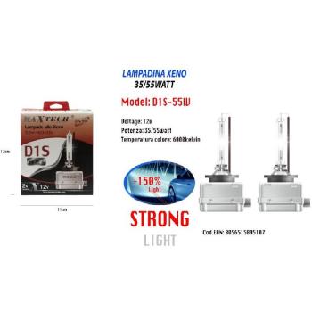 Paires de lampes xénon D1s 35/55 W 6000 K – Phares Maxtech