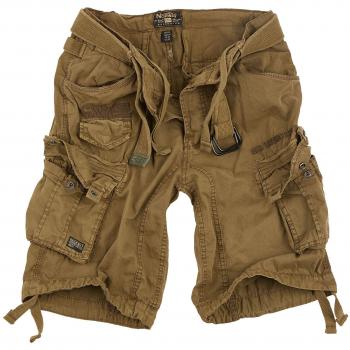Norwegische Hunter Cargo Shorts mit Bandana – XXL, Kaki-Farbe