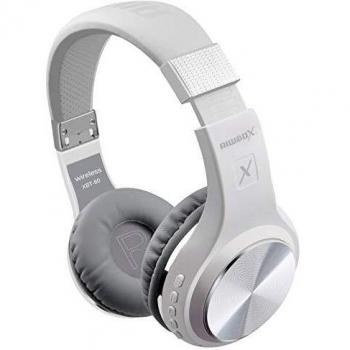 Rriwbox Bluetooth-Kopfhörer XBT-80, faltbar, kabellos, Over-Ear mit Mikrofon und Lautstärkeregelung, für PC/Handys/TV/iPad