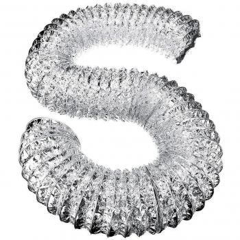 Conduite d’air 100 mm – aluminium/rigide flexible, 3/2 m – silver