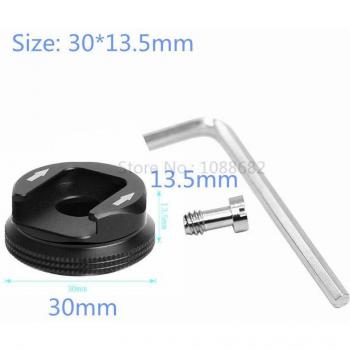 Adaptateur de chaussures froides pour microphone Jadkinsta avec vis 1/4