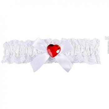 Red Cupid Lace Garter