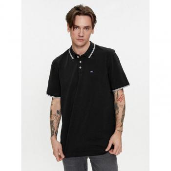 Polo Wrangler nero 3XL a maniche corte