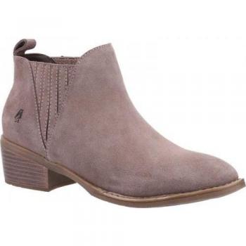 Hush Puppies Womens Isobel Suede Ankle Boots (Taupe)