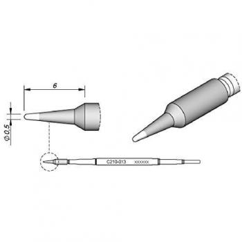 Panne de fer à souder JBC 0.6 mm longueur 6 mm