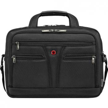 Sacoche pour ordinateur portable Wenger BC Star 14-16 pouces en polyester recyclé, noire