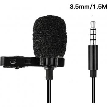 Hände-freies Lavalier Mikrofon Typ C/3,5mm für Aufnahmegeräte