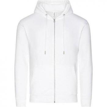 Awdis Herren‑Hoodie “Voll-Reißverschluss” Bio‑Edition