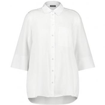 Samoon Langarm TENCEL™ Bluse 3/4 Arm für Damen