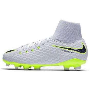 Nike Hypervenom Phantom III Academy DF Fg, Scarpe Calcio Unisex Bambini, Bianco
