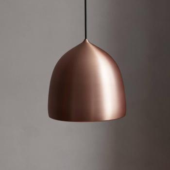 Fritz Hansen Suspence P1 suspension cuivre Ø 24cm et laiton