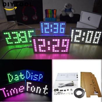 DIY Digitale Uhr mit DS3231 Temperaturmessung und LED Anzeige