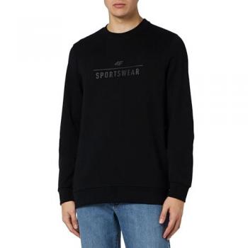 4F M692 Herrenpullover Schwarz
