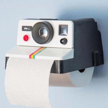 Vintage Camera Toilet Paper Roll Holder