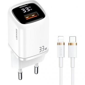 Usams USB-C und USB Ladegerät 33W