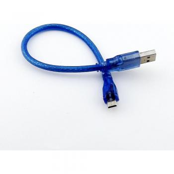USB 2.0 Adaptador A a Micro‑B (Macho) – 1 ft, Azul