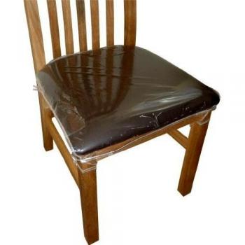 4 x Crystal Clear Chair Seat Cushion Pads