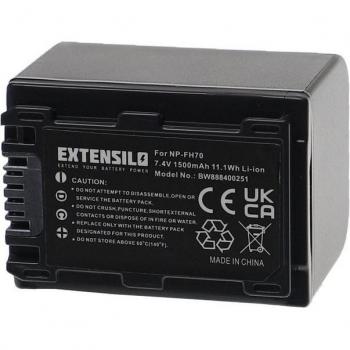 Extensilo 1500 mAh Akkusatz für Sony DCR‑Serie (DVR) – DVD405, DVD405E, DVD406, DVD403E