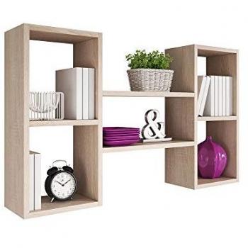 Étagère moderne CASSI 102 cm chêne sonoma 5 cases
