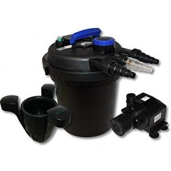 Sistema de Filtración a Presión 6000L con Clarificador UV 11W y Bomba de 65W
