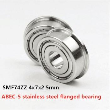 SMF74ZZ Flanschkugellager 4 × 7 × 2,5 mm, ABEC‑5 Miniatur
