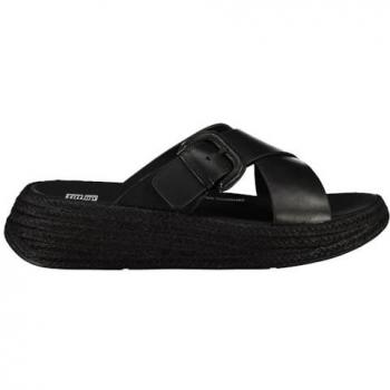 Chanclas de Piel Fitflop F-mode con Hebilla
