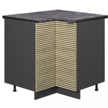 Vicco Regal „Fame‑Line“ – Eiche gefräst, Anthrazit, 87 cm