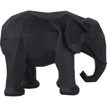Origami Elefante Nero Resina