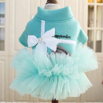 Teddy Poodle Bowknot Tutu Outfit